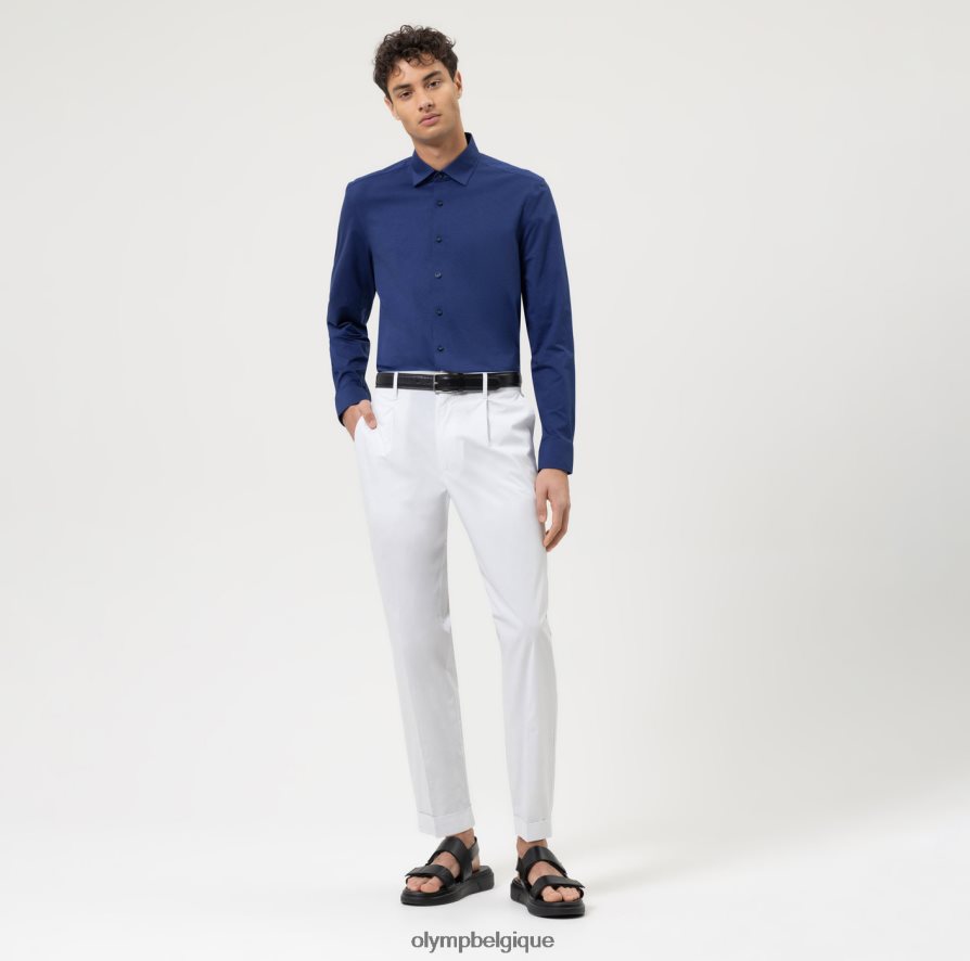 OLYMP FL8P6V375 vêtements niveau cinq 24/7 body fit, chemise d'affaires, new york kent, royal