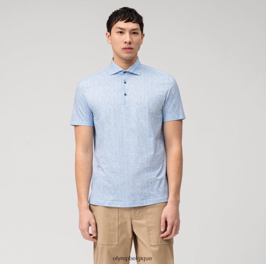 OLYMP FL8P6V378 vêtements niveau cinq 24/7 body fit, chemise d'affaires, kent, royal