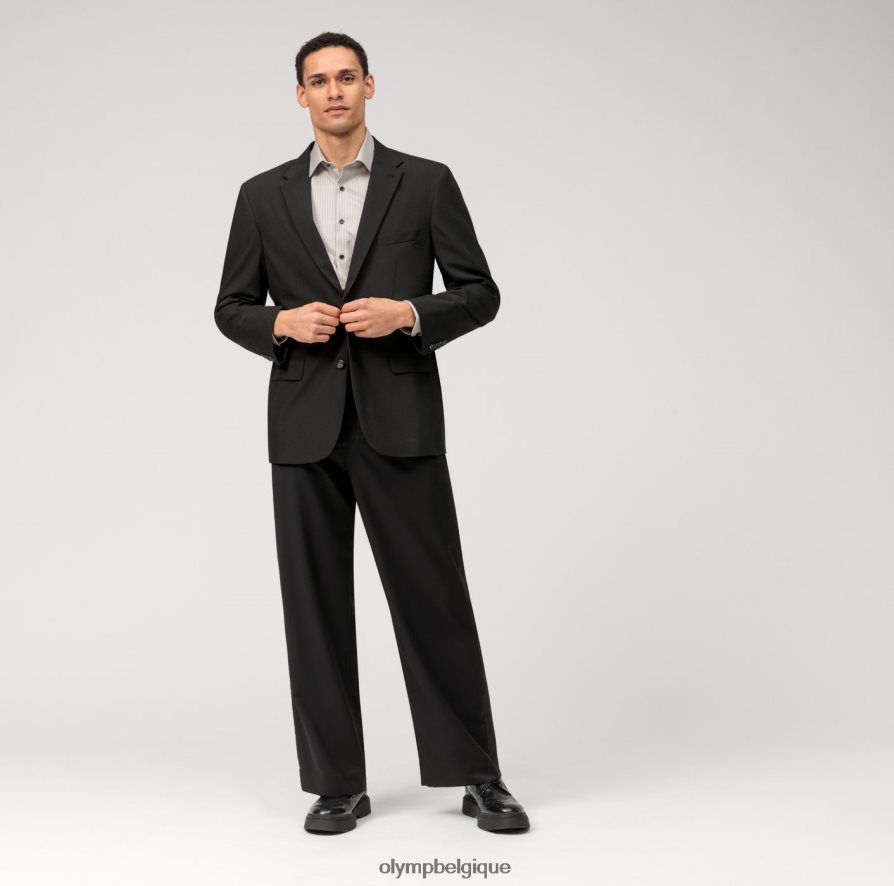 OLYMP FL8P6V589 vêtements coupe corporelle niveau cinq, chemise d'affaires, new york kent, taupe