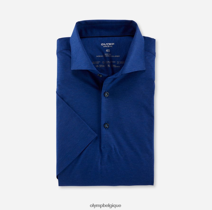 OLYMP FL8P6V631 vêtements niveau cinq 24/7 body fit, chemise d'affaires, kent, royal