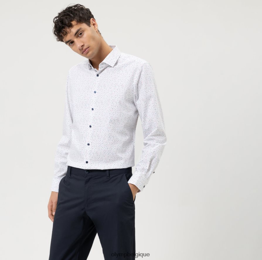 OLYMP FL8P6V662 vêtements niveau cinq 24/7 body fit, chemise business, kent moderne, fuchsia