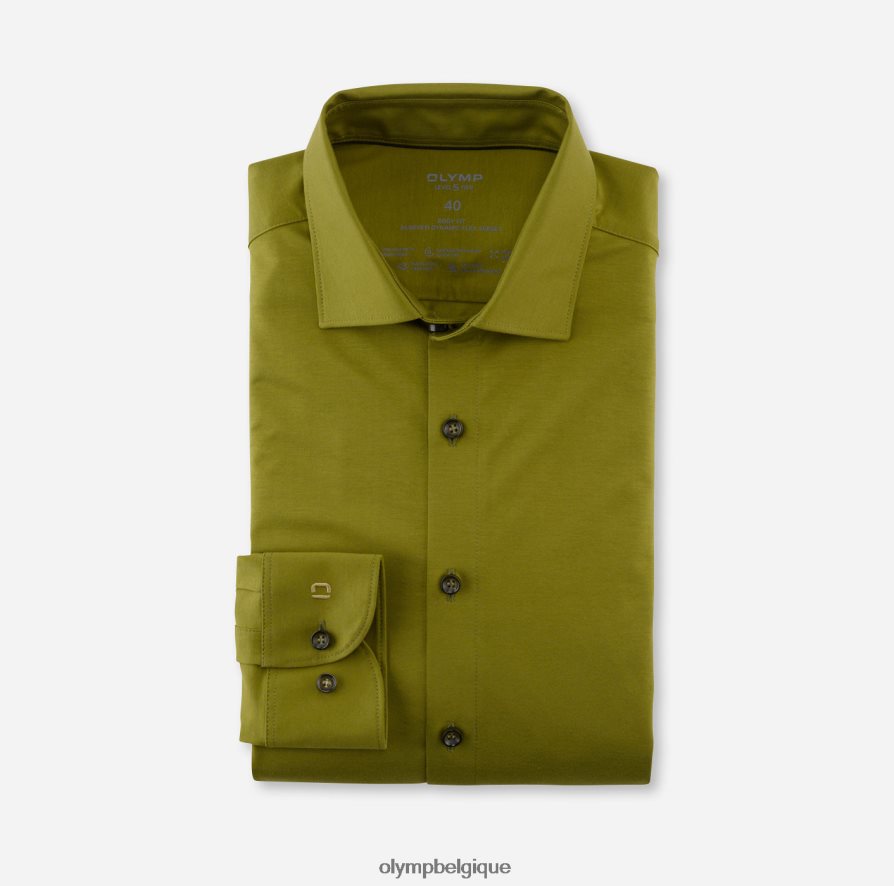 OLYMP FL8P6V793 vêtements niveau cinq 24/7 body fit, chemise business, new york kent, kaki