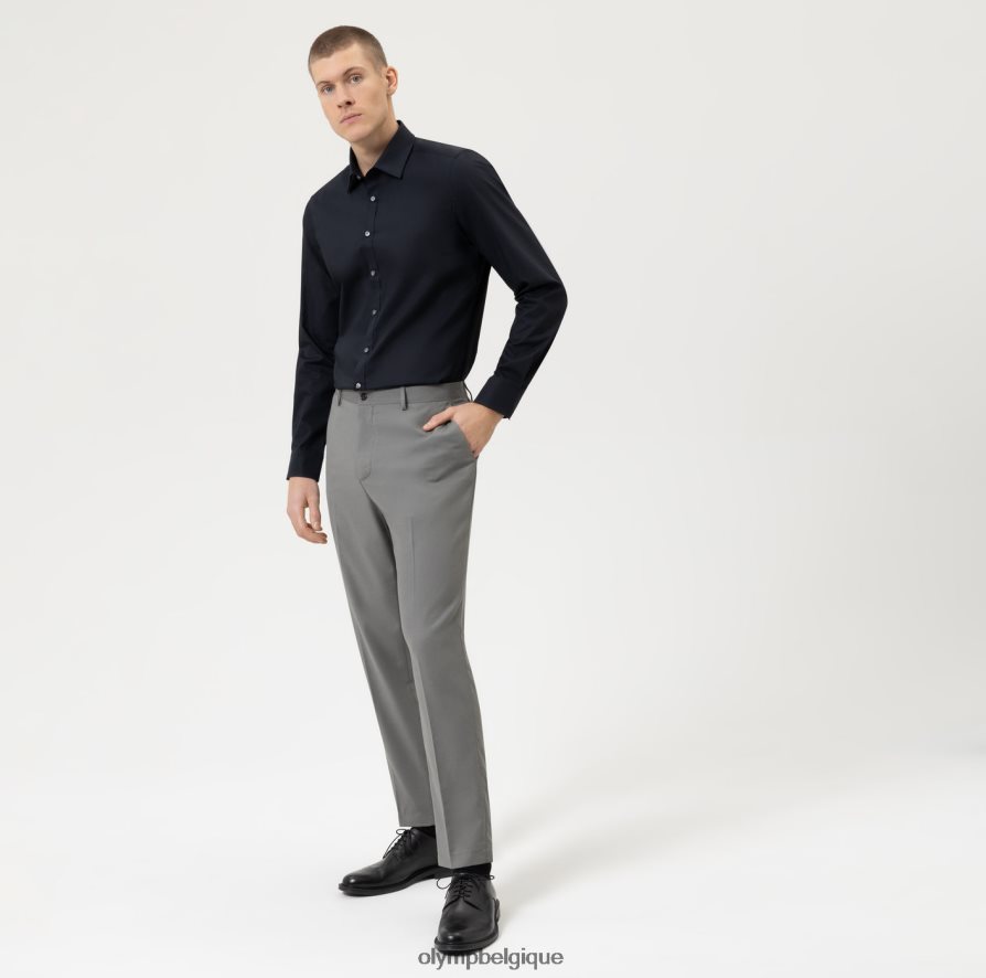 OLYMP FL8P6V852 vêtements coupe corporelle niveau cinq, chemise d'affaires, new york kent, noir