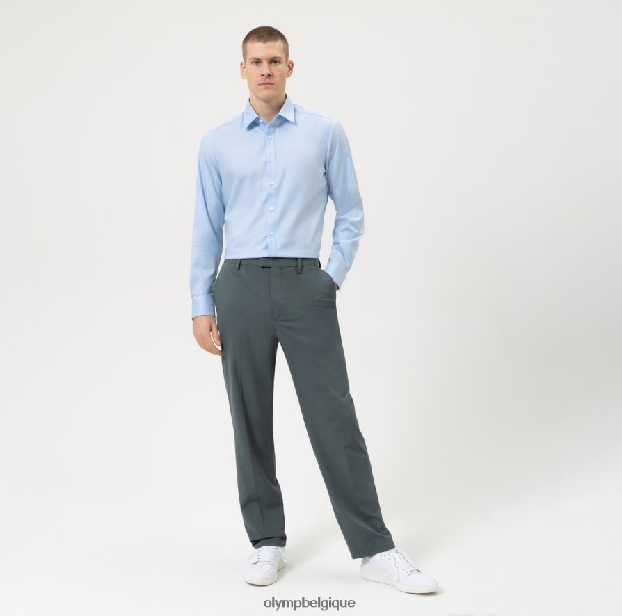 OLYMP FL8P6V864 vêtements coupe corporelle niveau cinq, chemise d'affaires, manches longues extra longues, new york kent, ozone