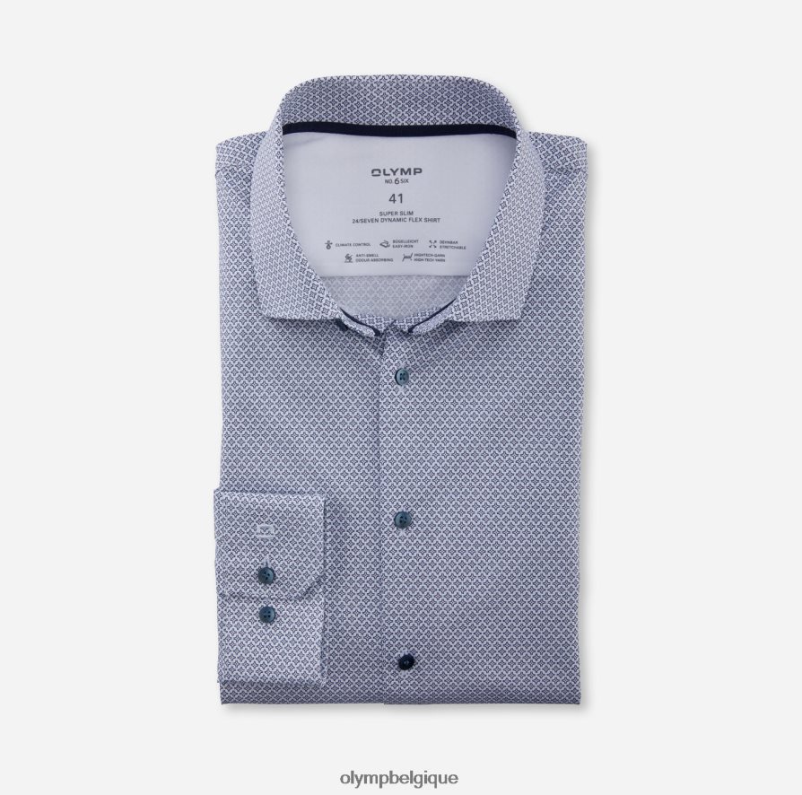 OLYMP FL8P6V234 vêtements Non. six 24/7 super slim, chemise business, kent moderne, fuchsia