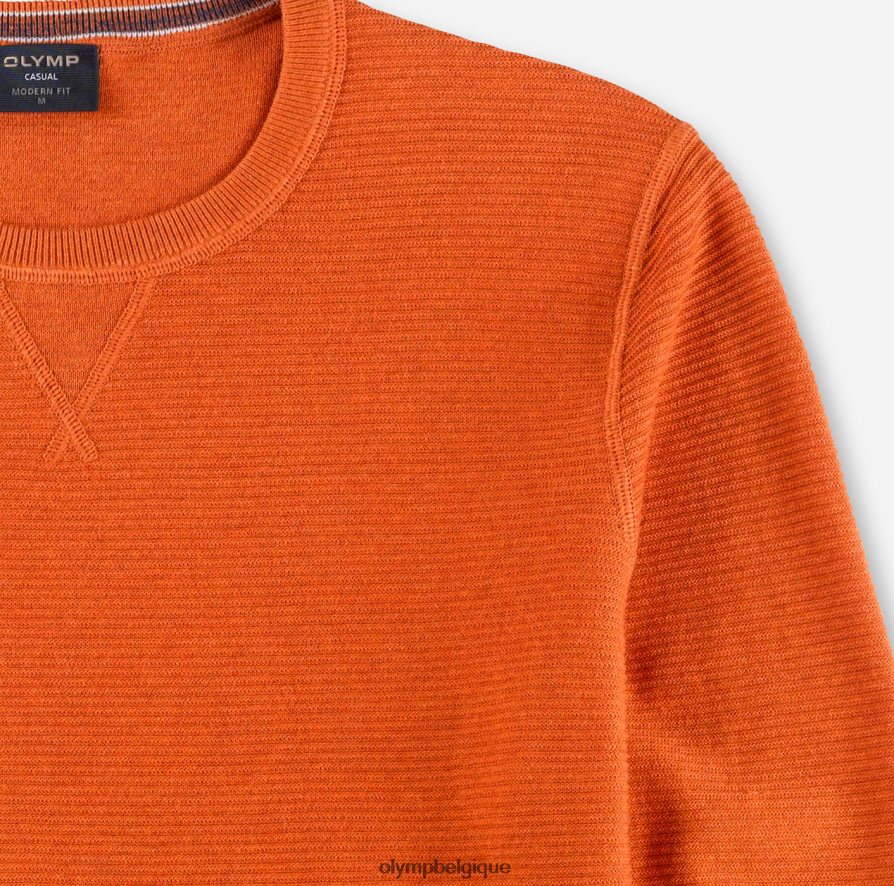 OLYMP FL8P6V1780 vêtements pull en tricot décontracté, mandarin