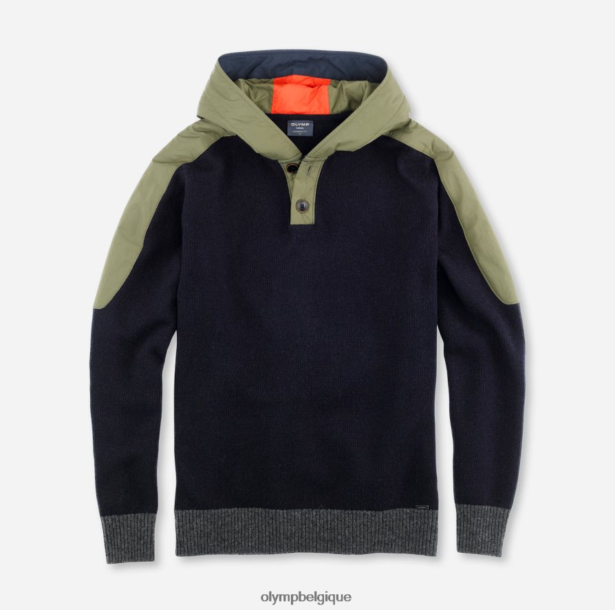 OLYMP FL8P6V1850 vêtements tricot coupe moderne, pull, marine