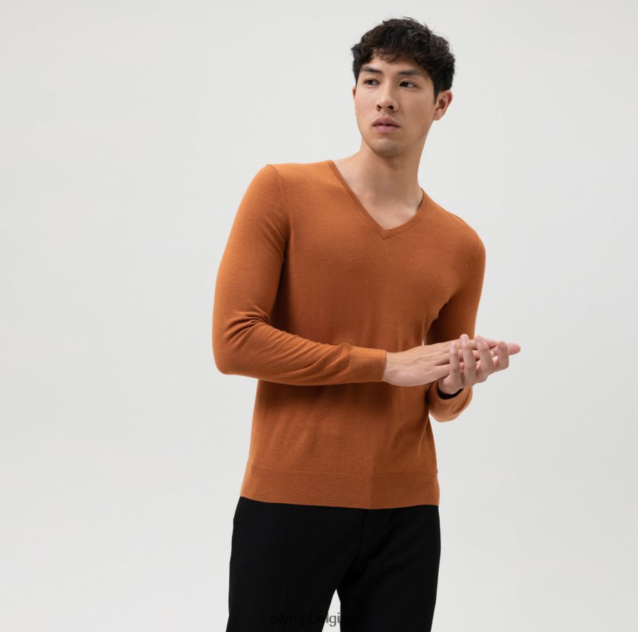 OLYMP FL8P6V1865 vêtements pull en tricot décontracté, mangue