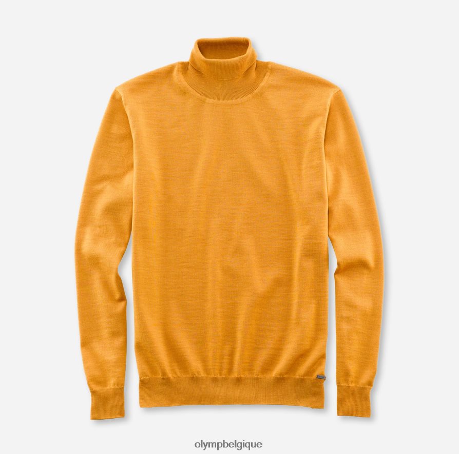 OLYMP FL8P6V1879 vêtements col roulé en tricot décontracté, anis