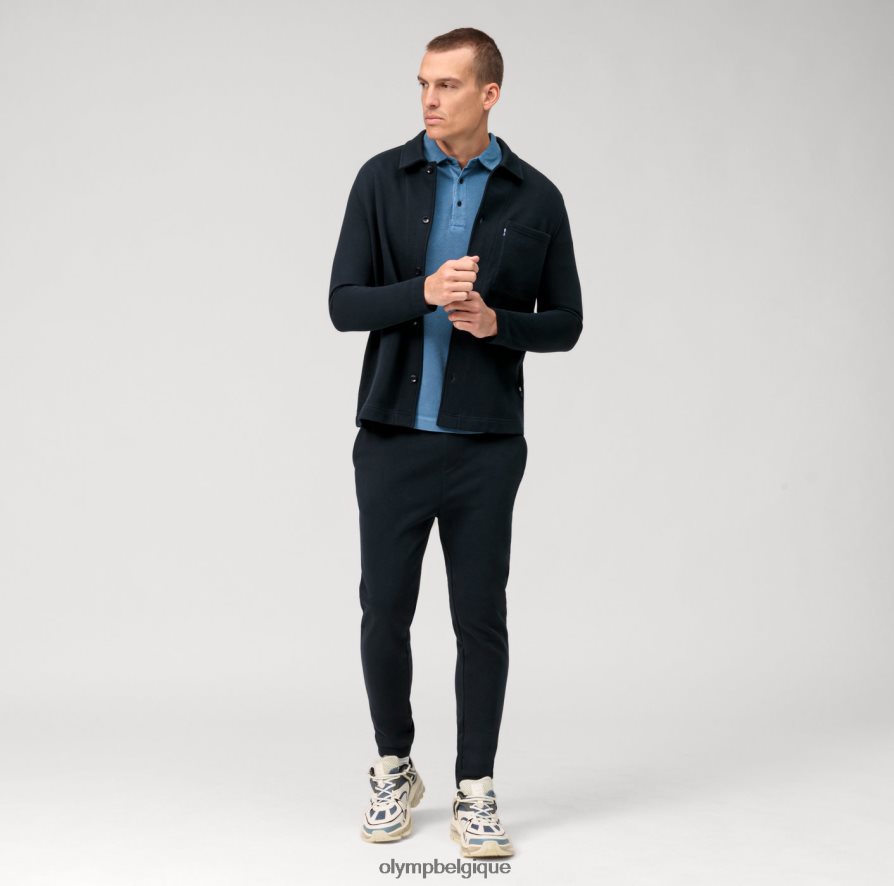 OLYMP FL8P6V2193 vêtements pantalon décontracté en jersey, marine