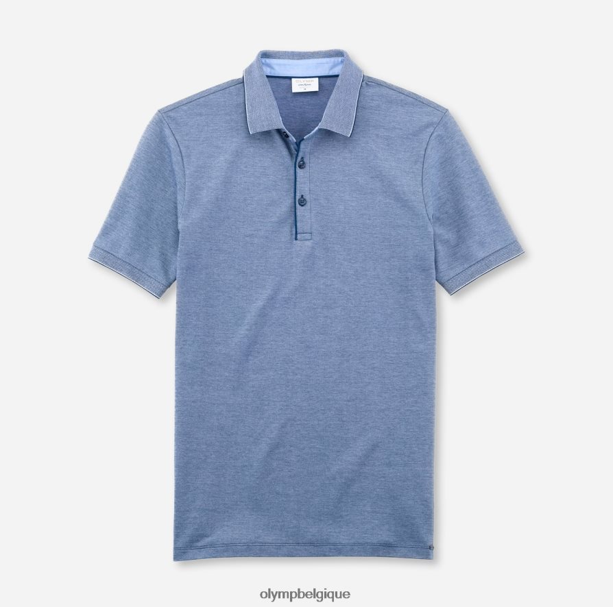 OLYMP FL8P6V2165 vêtements Level Five Casual Body Fit, polo, bleu nuit