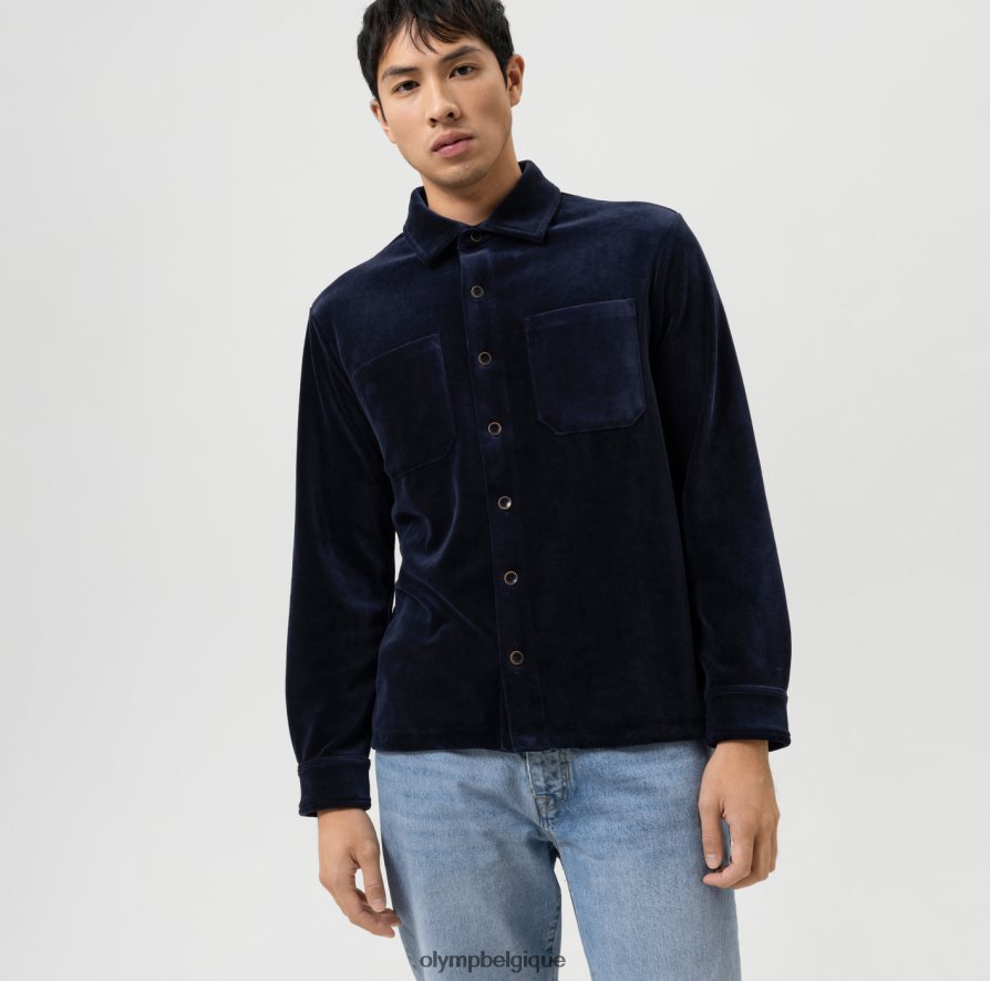 OLYMP FL8P6V1948 vêtements surchemise sweat niveau cinq, marine