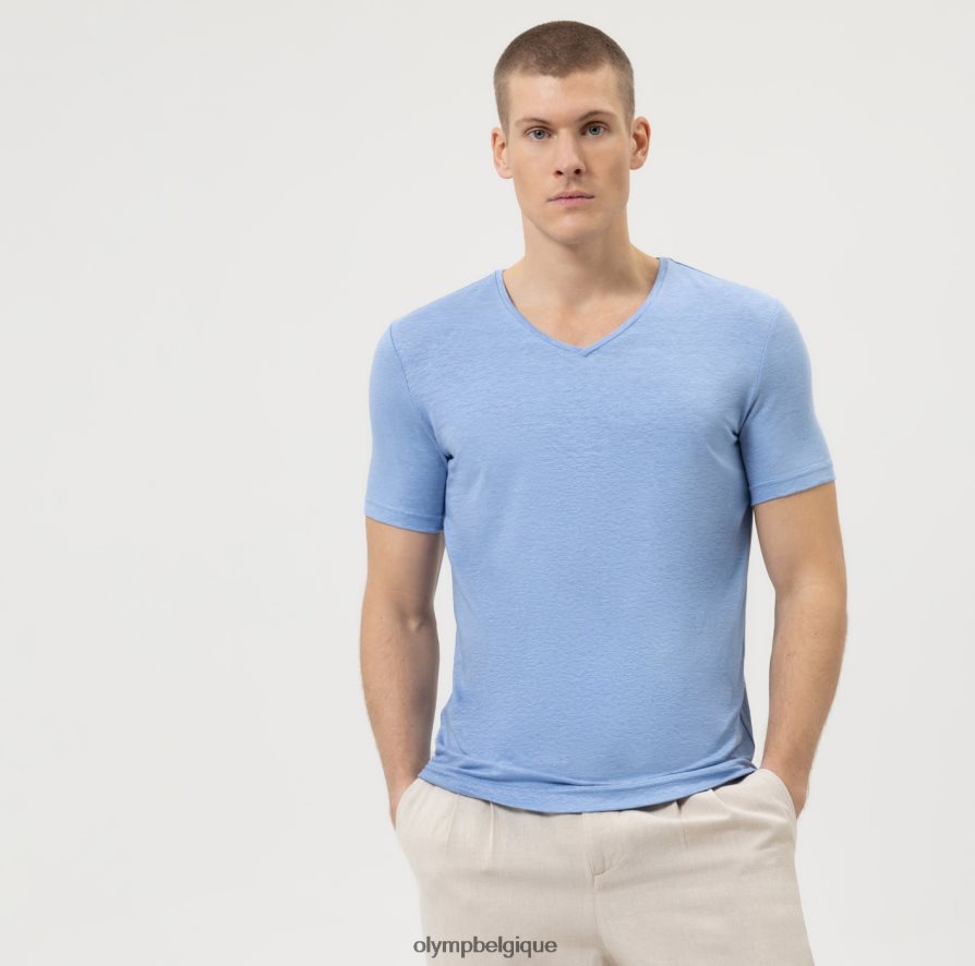 OLYMP FL8P6V1991 vêtements coupe corporelle décontractée de niveau cinq, t-shirt, ozone