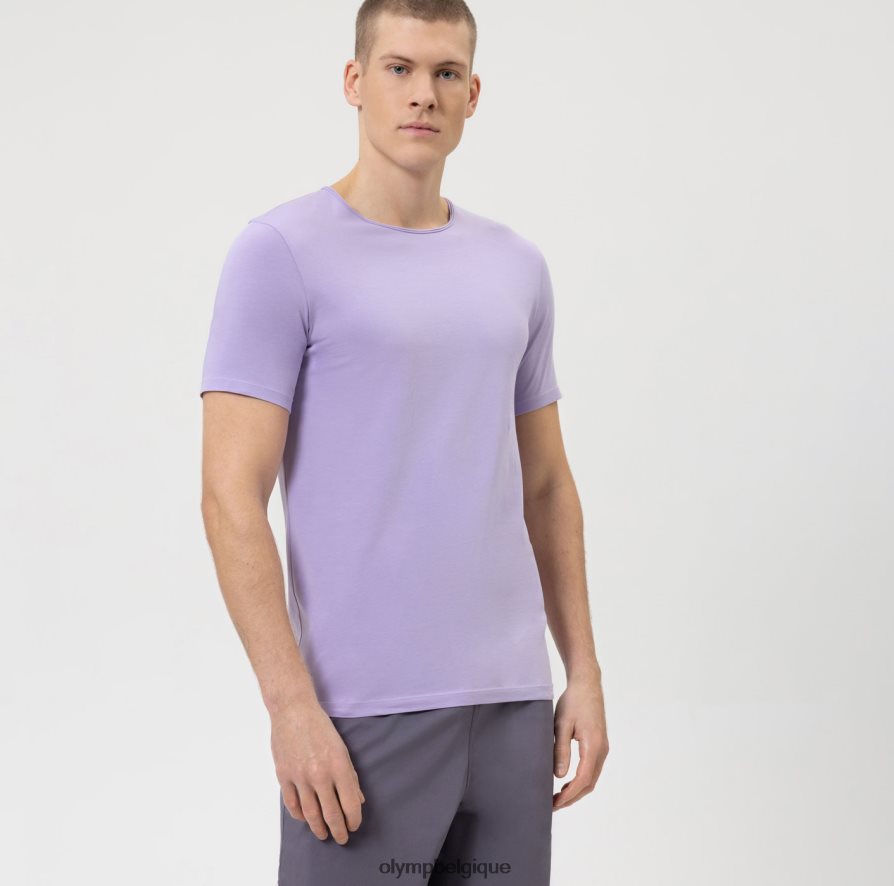OLYMP FL8P6V2007 vêtements Level Five Casual Body Fit, t-shirt, lilas