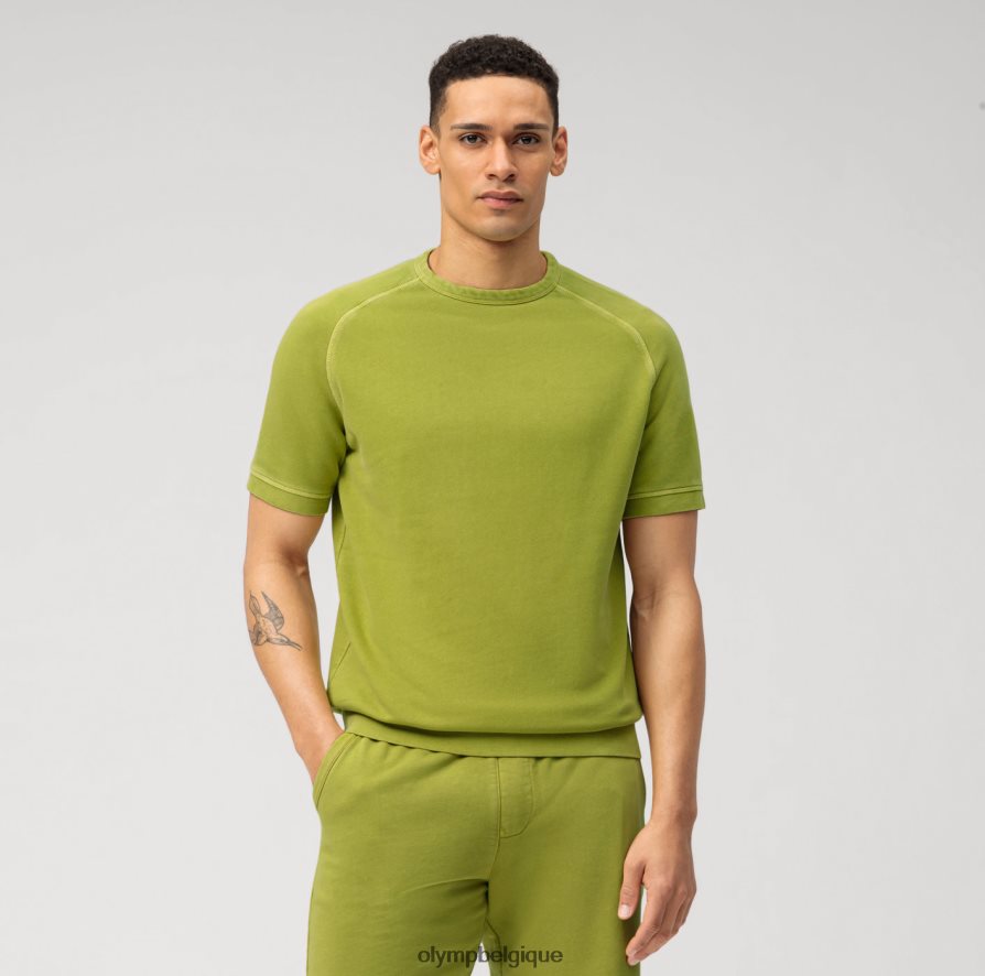 OLYMP FL8P6V2024 vêtements sweat coupe moderne, t-shirt, citron vert