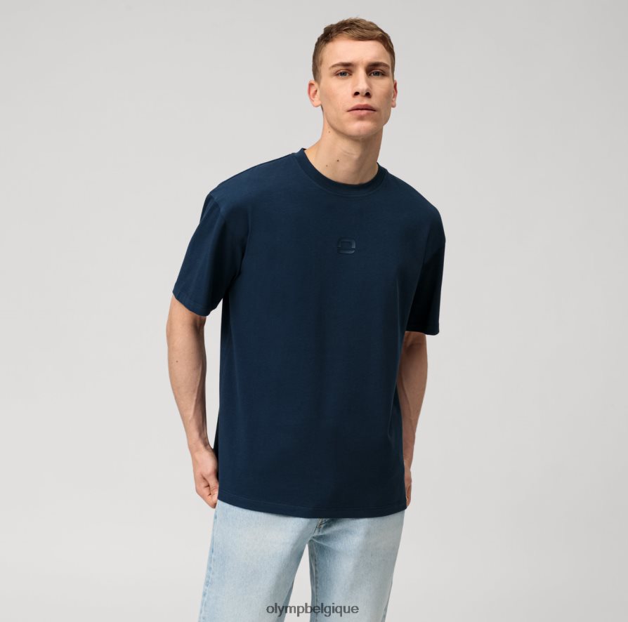 OLYMP FL8P6V2041 vêtements t-shirt décontracté, marine