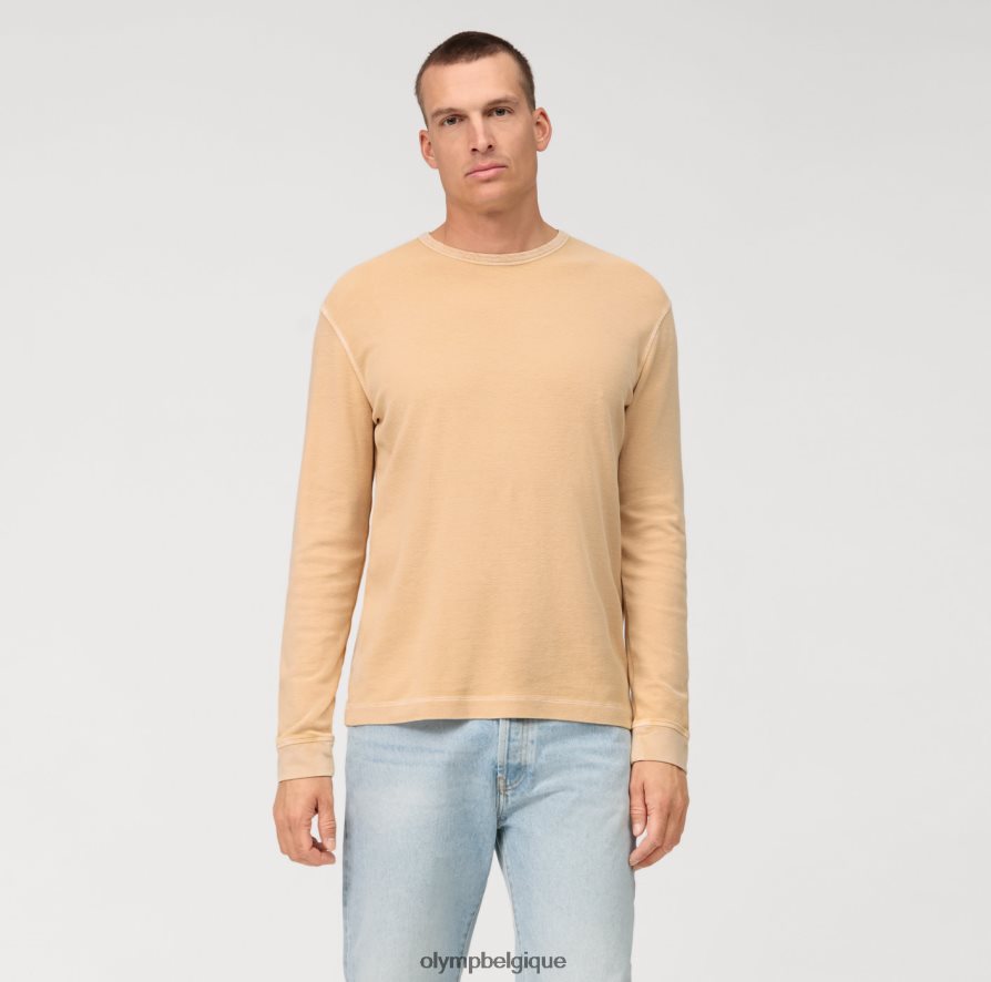 OLYMP FL8P6V2048 vêtements t-shirt décontracté en jersey à manches longues, naturel