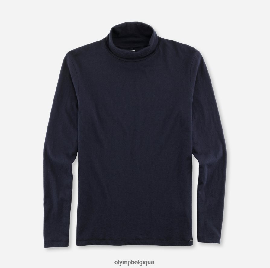 OLYMP FL8P6V2056 vêtements coupe body décontractée niveau cinq, t-shirt, marine