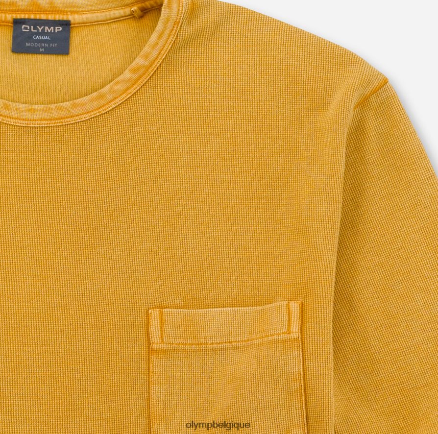 OLYMP FL8P6V2057 vêtements coupe moderne décontractée, t-shirt, maïs