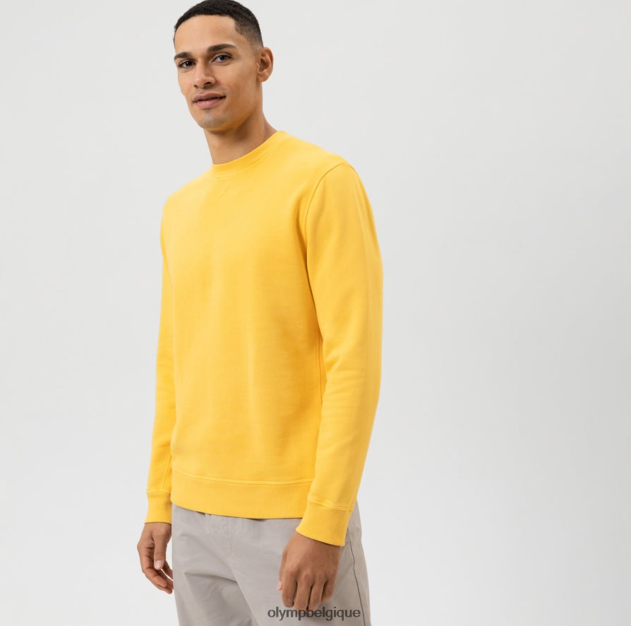 OLYMP FL8P6V1915 vêtements sweat coupe moderne, jaune