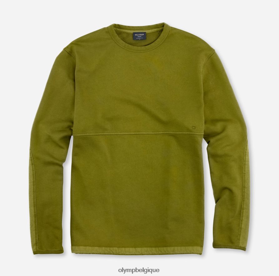 OLYMP FL8P6V1929 vêtements sweat coupe moderne, vert lime