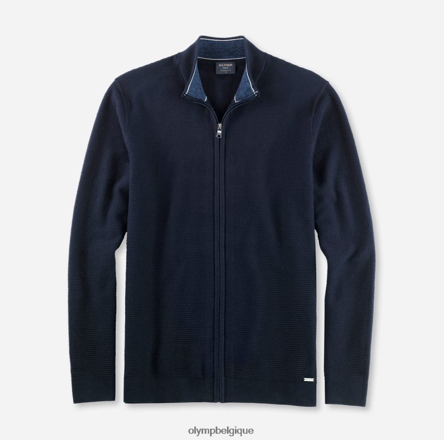 OLYMP FL8P6V1945 vêtements tricot coupe moderne, cardigan, marine