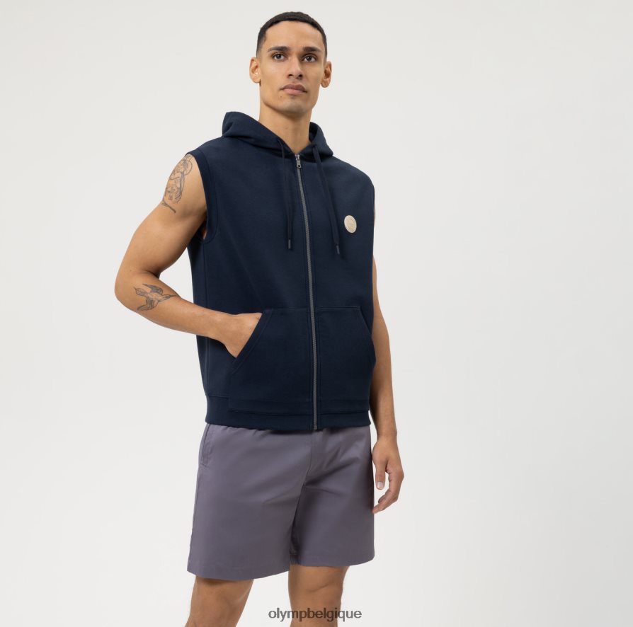 OLYMP FL8P6V2186 vêtements sweat coupe moderne, gilet, marine