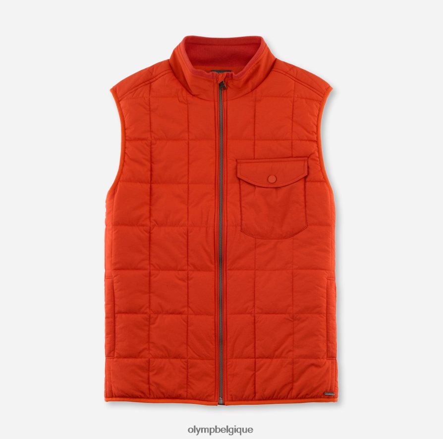OLYMP FL8P6V2191 vêtements sweat coupe moderne, gilet, rouge