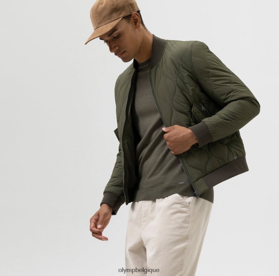 OLYMP FL8P6V2192 vêtements niveau cinq sweat body fit, veste, olive